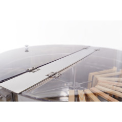 Miodarka-radialna-elektryczna-40-ramkowa-Wielkopolska-360x180mm-3/4 Langstroth,-1/2 Dadant-srednica 890mm