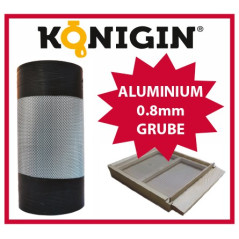 Siatka cięto-ciągniona aluminiowa, szerokość 420 mm, grubość 0.8mm