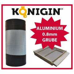 Siatka aluminiowa, szerokość 420mm, grubość 0.8mm, rolka 10m.b.