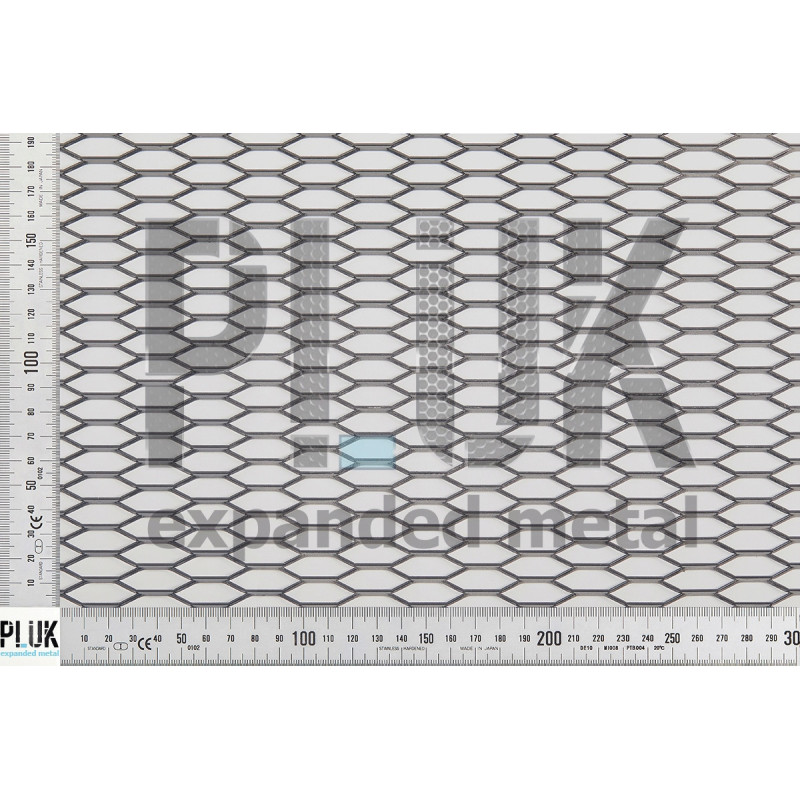 SIATKA TUNING czarna PLASTER MIODU 30x10mm 100x25cm