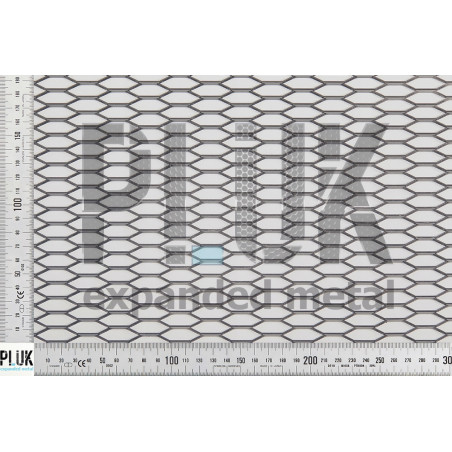 SIATKA TUNING czarna PLASTER MIODU 30x10mm 100x25cm