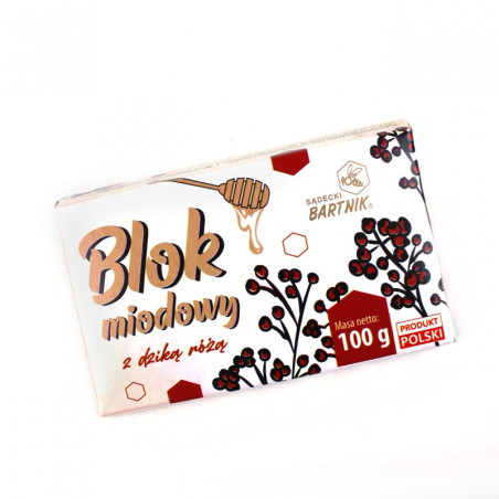 Blok czekoladowy z dziką różą 100g